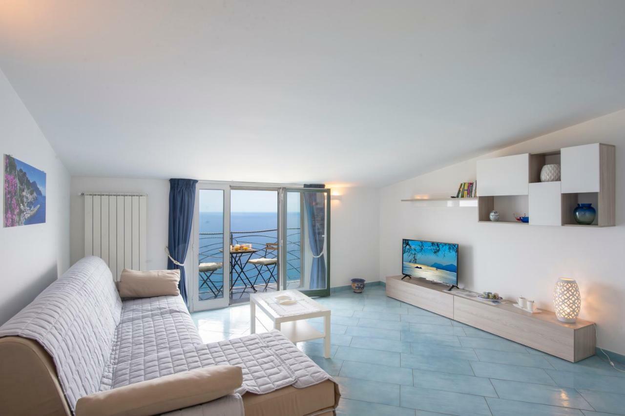 Amalfi Coast Mareblu Apartment Furore Bagian luar foto