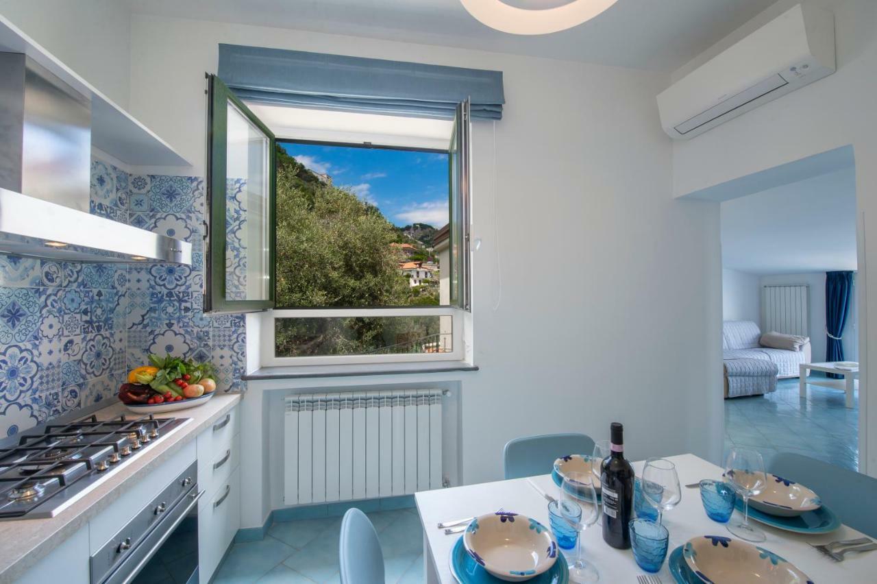 Amalfi Coast Mareblu Apartment Furore Bagian luar foto