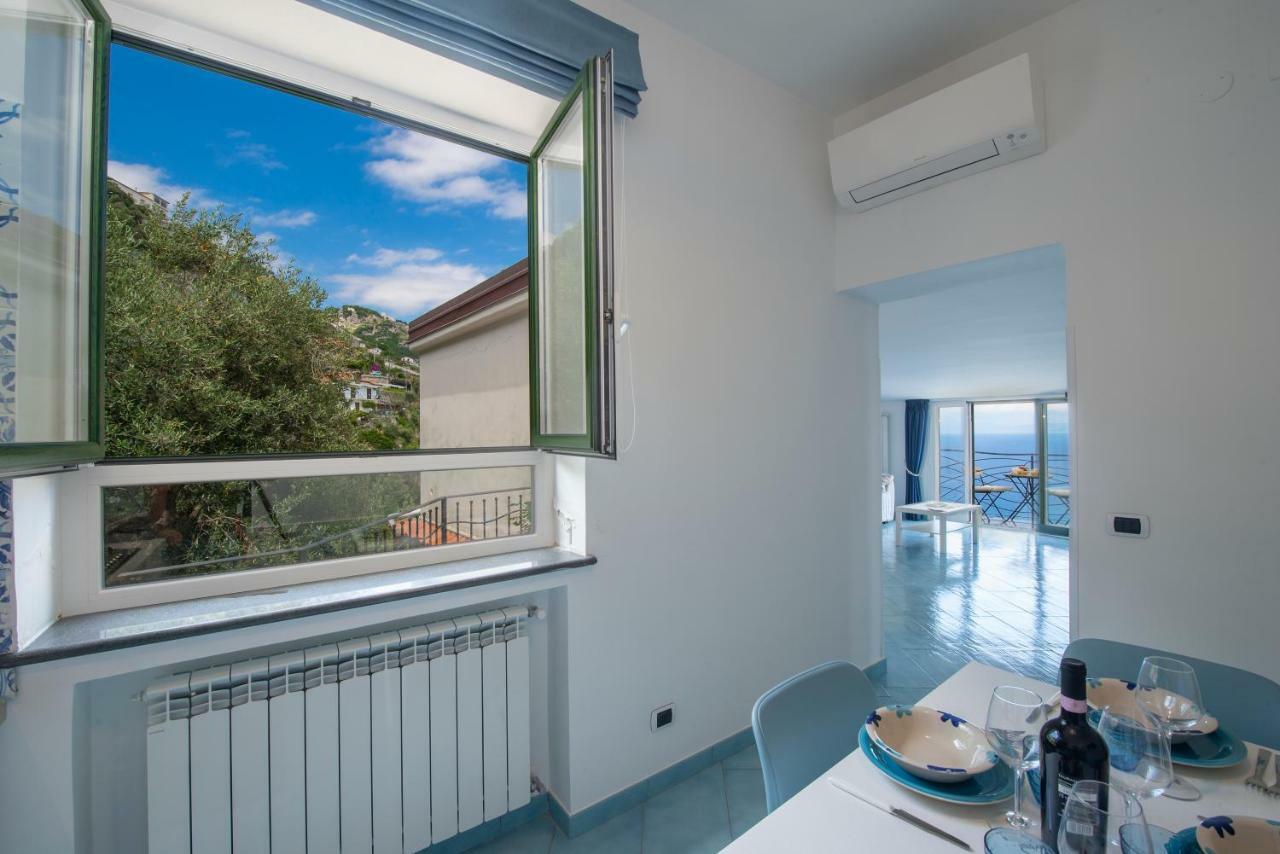 Amalfi Coast Mareblu Apartment Furore Bagian luar foto