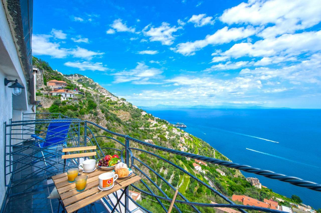 Amalfi Coast Mareblu Apartment Furore Bagian luar foto